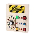 thumbnail image 3 of Switch Busy Board juguetes de viaje para bebés Material de enseñanza tablero de actividades juguetes de actividades para niños pequeños 1-3 regalos de, 3 of 9