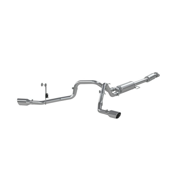MBRP, Inc. S5213AL 21-C F-150 2.7L/3.5L ECOBOOST 5.0L ALUMINIZED 3 IN CAT-BACK 2.5 IN DUAL SPLIT SIDE EXHAUST Fits select: 2021 FORD F150 SUPER CAB, 2022 FORD F150 SUPERCREW
