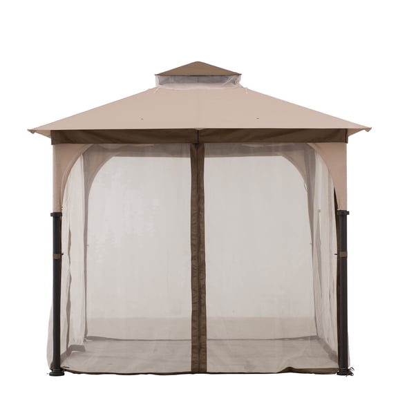 Sunjoy Beige Replacement Mosquito Netting For Column Gazebo (9.5x9.5 FT) A101011100/A101011110 Sold At SunNest