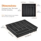 thumbnail image 4 of Organizador de cubiertos Lifewit con 6 compartimentos, color negro, 4 of 9
