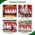 thumbnail image 5 of Fsddascl 6 x 13 Ft Christmas Garage Door Cover, Red Snowman Christmas Large Garage Door Banner, Tree Snowflake Gifts Xmas Hanging Garage Mural Background for Indoor Outdoor Xmas Party Supplies, 5 of 9