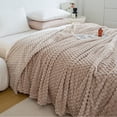 thumbnail image 1 of Blankets Queen Size, 50x80 Cozy Soft Lightweight Fuzzy Throw Blanket for Women, Summer Throw Blanket for Bed ,Couch, Warm Gifts for Birthday, Valentine's Day, Mother's Day, 1 of 8