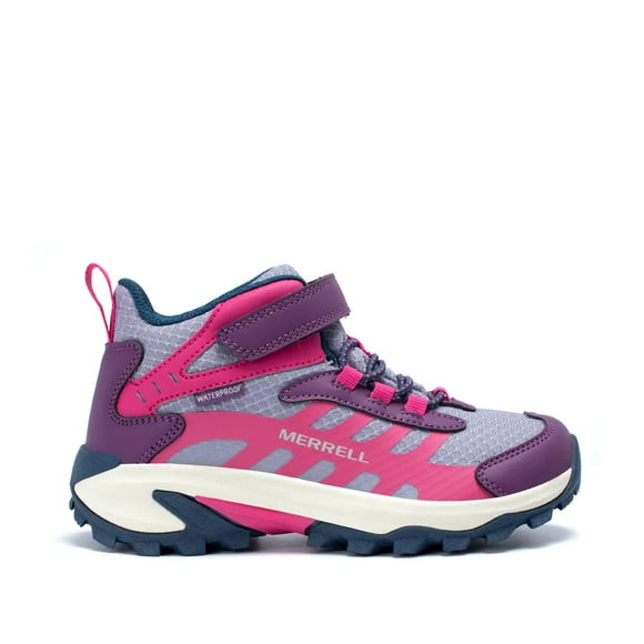 Merrell Enfants Unisexe Moab Speed 2 Mi-A/C Wtprf en Baie/marine, 1 US