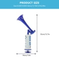 thumbnail image 4 of OULII 1Pack Air Horn Pump Noisemaker Blue ABS Warning Sound Cheering Soccer Events Festivals, 4 of 7