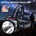thumbnail image 2 of Lampe Frontale Rechargeable à LED, Lampe de Tête Super Lumineuse avec 3 Modes d'Éclairage, Banque d'Alimentation Type C, Lampe Frontale Zoomable pour Camping, Randonnée, Pêche, Vélo, Course, Extérieur et Casque de Sécurité Q3C3, 2 of 7