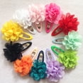 thumbnail image 4 of 15pcs Girl Hair Clips Flower Colourful Barrettes Hair Accessories for Babies Girls Kids (Mixed Color), 4 of 7