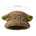 thumbnail image 3 of IROINNID Winter Hat for Women Lamb Ear Hat Coral Velvet Bucket Hat Warm Soft Korean Style Sheep Hat,Black, 3 of 5