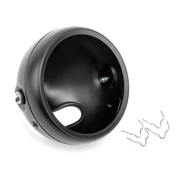 Cubo para faros delanteros de motocicleta YONGSHENG 5,75' Negro
