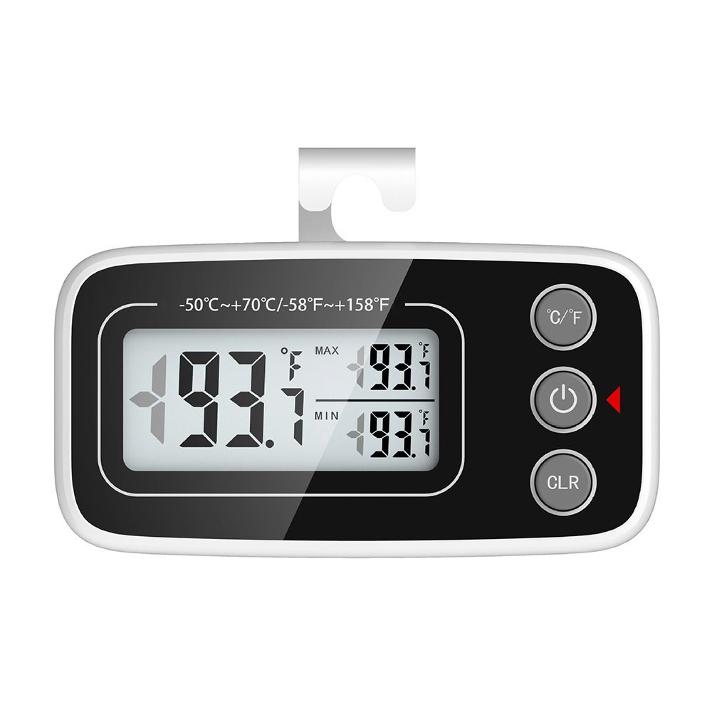 Professional Waterproof Home Thermometers LCD Hanging Hook Digital