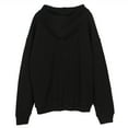 thumbnail image 6 of Niepce Inc Streetwear Men Sweatshirt Black Graphic Hoodie, 6 of 10