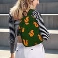 thumbnail image 6 of Naloa Bold Squirrel Silhouettes Canvas Backpack for Men Women Rucksack Casual Travel Daypack College Tote Satchel Bookbag for Teens-Small, 6 of 7