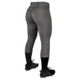 thumbnail image 2 of Pantalón de sóftbol CHAMPRO Tournament de tiro bajo para niñas, talla S, gris, 2 of 5