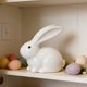 thumbnail image 1 of Decoraciones de Pascua, adornos de Pascua, regalos de Pascua, figura ornamental de conejos de cerámica de Pascua, decoración festiva para fiestas, adorno de cerámica, 1 of 6