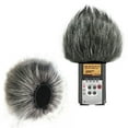 thumbnail image 2 of Filter Mic Furry Windscreen Muff Outdoor Microphone Artificial Windshield for H1 H4N H5 H6 Portable Recorders, 2 of 8