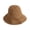 Khaki, variant on Womens Sun Hat BWASD Adjustable Solid Color Straw Croche Fisherman Bucket Hat Foldable Sun Block Wide Brim Beach Sun Hat Summer UPF 50+ Brown