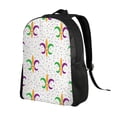 thumbnail image 2 of Haiem Mardi Gras Carnival1 Backpack - Stylish and Durable 15-inch Laptop Backpack with Waterproof Oxford Fabric, 2 of 8