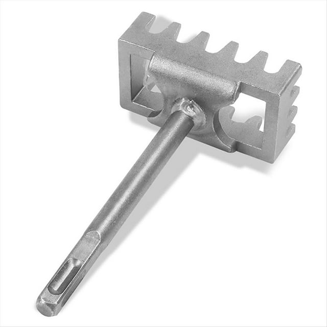 Perforadora de Ranuras Portátil, Martillo Eléctrico, Cortador de Ranuras Rectangular de Acero Al Manganeso, Cabezal Cuadrado, Perforadora de Agujeros Cuadrados de Pared Rápida.