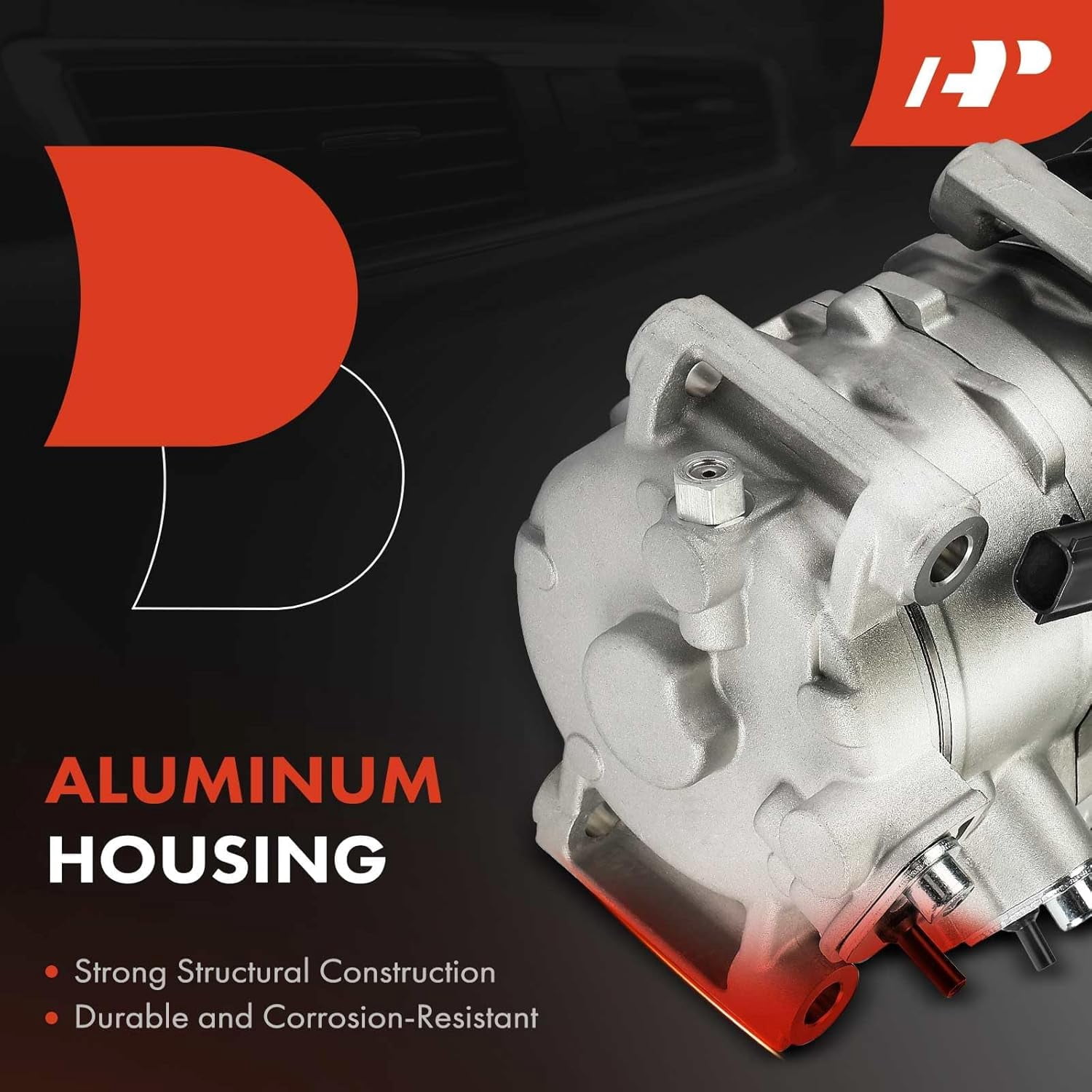 A-Premium Air Conditioner AC Compressor with Clutch Compatible with Dodge Grand Caravan 2011-2020, Journey 2011-2019, Avenger 2011-2014 & Chrysler Town & Country 2011-2016, 200 2011-2014 & Ram C/V