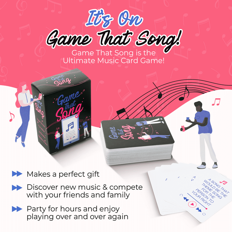 Game That Song - Music Card Game for Family, Adults, and Kids. Hilarious,  Addictive, and Competitive Fun for Game Nights and all of Humanity! 