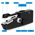 thumbnail image 2 of USB Electric Handheld Sewing Machine Kit, Cordless Mini Quick Repairing Sewing Machine for Denim Curtain Leather, 2 of 6