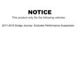 thumbnail image 2 of Rear Suspension Strut Coil Spring Assembly 78A-15560 For 2011-2019 Dodge Journey Excludes Performance, 2 of 2