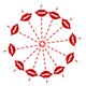 thumbnail image 1 of CRILSTYLEO 40Ud Pajillas De Papel Rojas Decorativas Con Para Bebidas En Fiestas, 1 of 8
