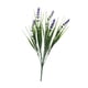thumbnail image 2 of Flor de lavanda artificial, centro de mesa de flores falsas, decoración artesanal, foto Morado oscuro, 2 of 9