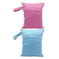 thumbnail image 3 of 2pcs Wet Dry Nappy Bags with Double Zipper for Diapers – Compact Durable Design for Travel Camping Daily Use Easy Organization, 3 of 4