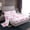Lightpink White, variant on Manfei Cartoon Bow Tie Twin Sheet Sets,Pink Geomwtric Plaid Twin Fitted Sheet,Princess Bow Flat Sheet For Teens,Luxury Bedroom Decor,3pcs