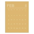 thumbnail image 3 of 2020 Monthly Modern Color Design Mini Art Grid Calendar 9x12, 3 of 7