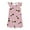 Pink, variant on WOYY Little Girls Nightgown Flutter Sleeve Crewneck Nightdress for Kids, Sizes 3-10