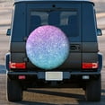 thumbnail image 3 of Kdxio Multicolor Glitter for Tire Cover Wheel Protectors Tyre Covers Weatherproof Wheel Covers Universal Fit for Trailer Rv SUV Truck Camper Travel Trailers 16 inch, 3 of 8