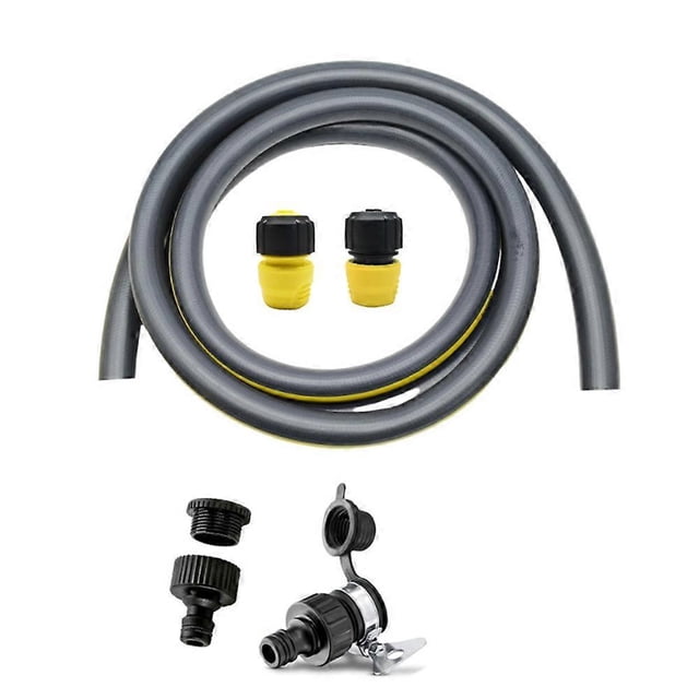For Karcher Garden Hose 3/4 in X 9.8 FT Flexible Kink Resistant Hose with Water Stop Joint Faucet Universal Joint Set