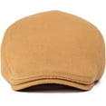 thumbnail image 6 of 2Pack Men Cotton Newsboy Cap Soft Fit Cabbie Hat, 6 of 7