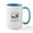 White/Blue Inside, variant on CafePress - Black Tricolor Corgi Mugs - 15 oz Ceramic Large White Novelty Mug