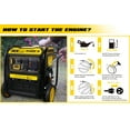 thumbnail image 5 of Aceup Energy 4500 Watt Open Frame Gasoline Inverter Generator with Wheels, Gas Generator 4000W RV-Ready, EPA Compliant, 5 of 11