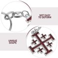 thumbnail image 3 of unbranded 9Ud Llavero Cruz Creativo De Metal Para De Con Estilo Y Resistencia, 3 of 7