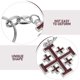 thumbnail image 3 of unbranded 9Ud Llavero Cruz Creativo De Metal Para De Con Estilo Y Resistencia, 3 of 7