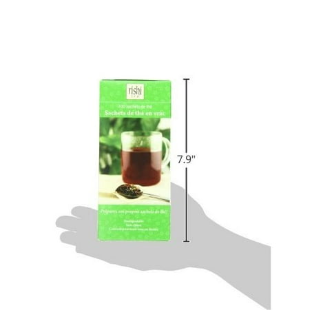 Rishi Tea Loose Leaf Paper Tea Filter Bags, 100-Count Box(Pack of (Best Of Rishi Kapoor)