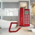 thumbnail image 1 of Simple Landline Phones, ABS Material Nice Appearance Landline Phone  for Offices for Hotels Gray,Red, 1 of 7