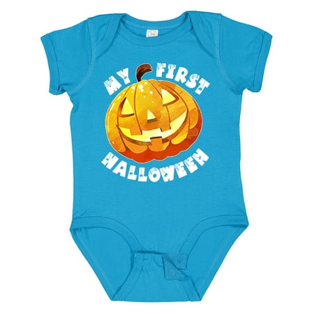 

Inktastic My 1st Halloween Cute Pumpkin Boys or Girls Baby Bodysuit