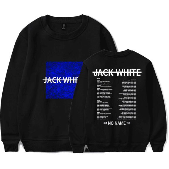 Jack White Merch Sweatshirt No Name Tour 2025 Crewneck Men Women Music Long Sleeve