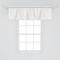 thumbnail image 2 of Ambesonne Polka Dots Window Valance, Pastel Color Blemishes, 54" X 18", Multicolor, 2 of 3
