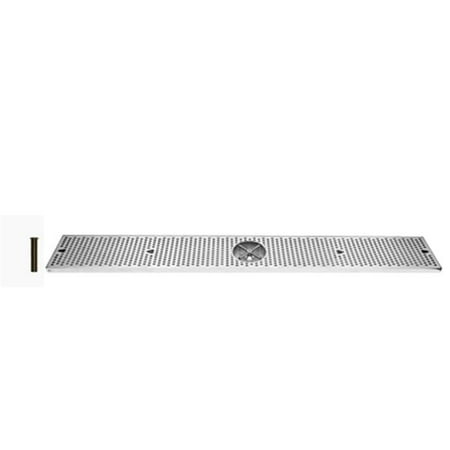 

UBC DTU48SSR 48 in. x 8 in. x 3-4 in. Drip Tray with Rinser