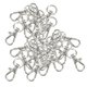 thumbnail image 1 of Llavero con mosquetones giratorios YONGSHENG Color plateado 30 piezas, 1 of 5