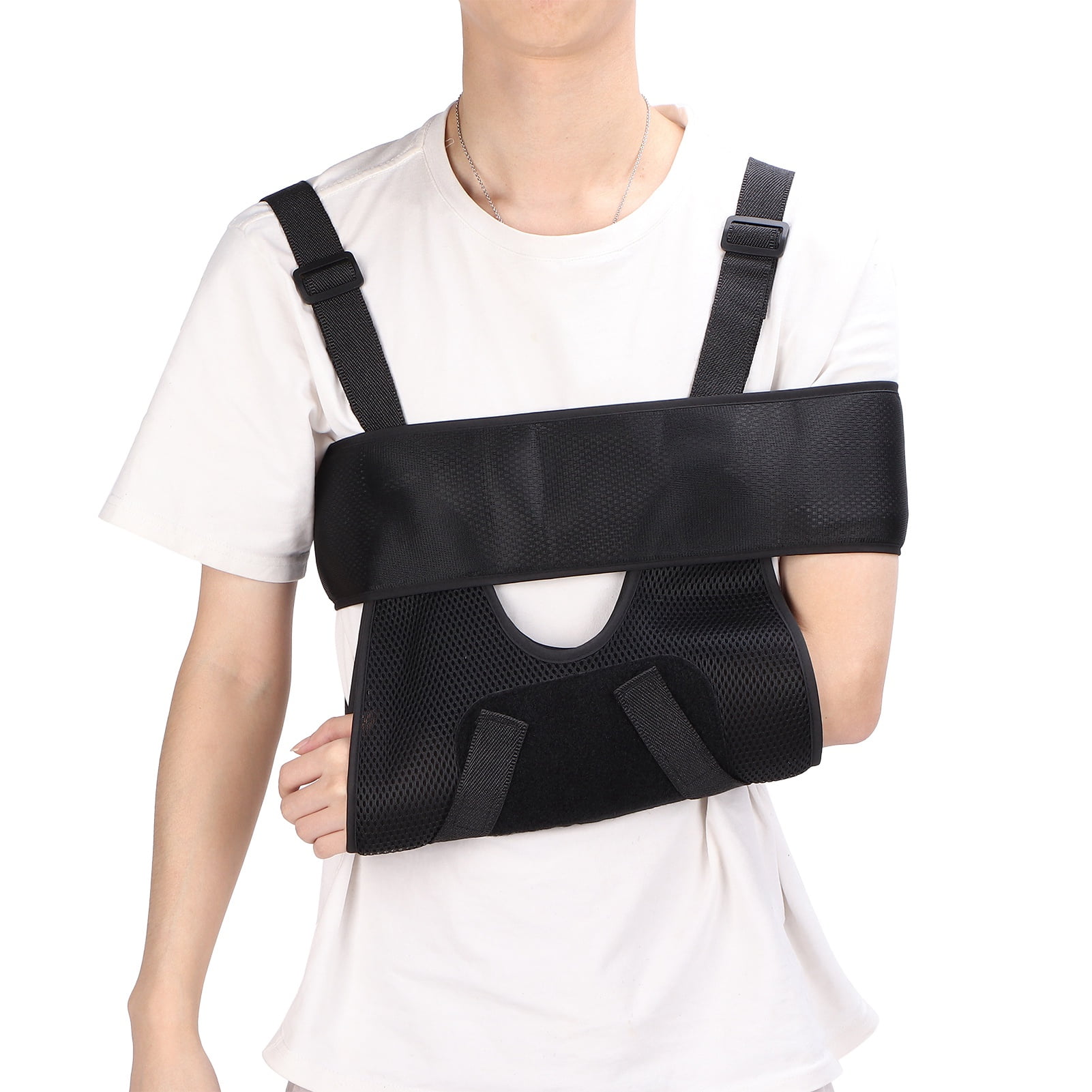 Tbest Arm Sling Breathable Shoulder Elbow Immobilizer Support Brace