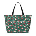 thumbnail image 2 of Fotbe Santa Hat Joy Green Festive Bolsa de Viaje para Playa - Resistente al Agua, Bolsa Tote de Gran Capacidad y Ligera con 7 Bolsillos para Mujeres y Hombres, 2 of 7