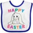 thumbnail image 3 of Inktastic Happy Easter Adorable Bunny Boys or Girls Baby Bib, 3 of 4
