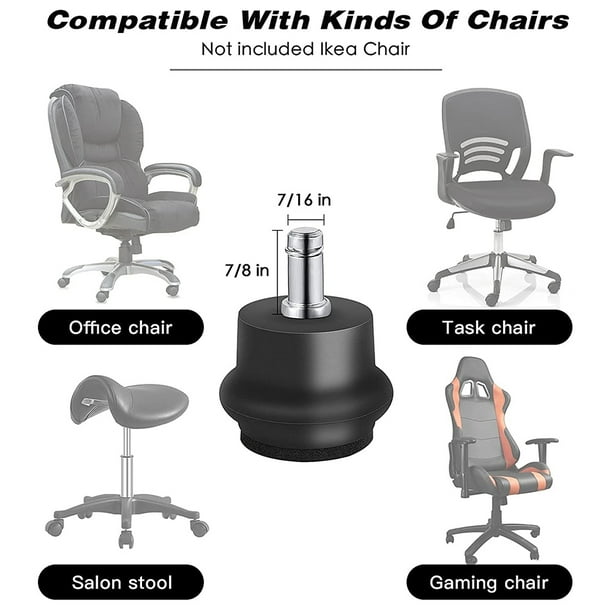Office chair on sale wheels walmart