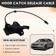 thumbnail image 4 of Car Hood Catch Release Cable 68143723AB for 200 2015-2017 Hood Release Cable Car Accessories, 4 of 5